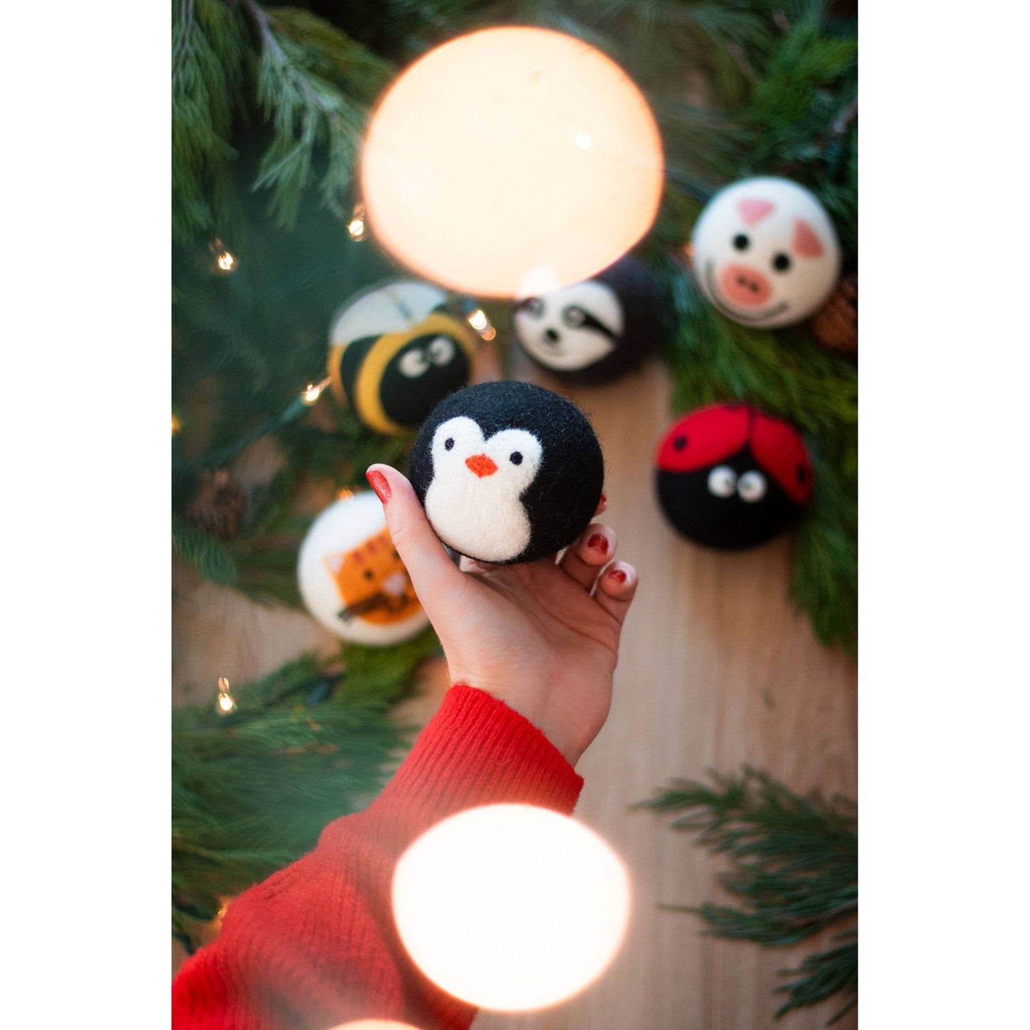 Critter Camp Eco Wool Dryer Balls - bee, pig, cat, sloth,...