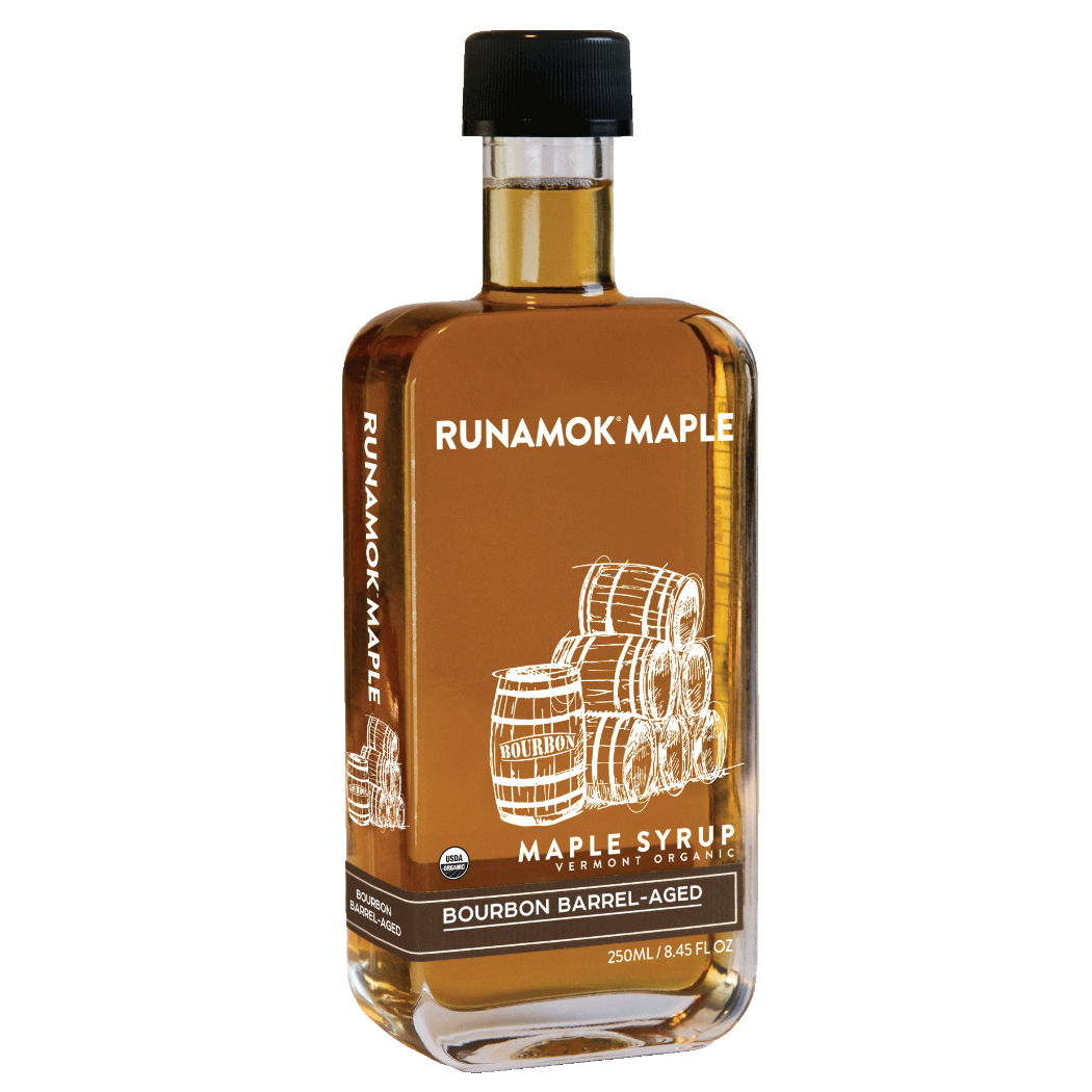 Bourbon Barrel-Aged Organic Vermont Maple Syrup