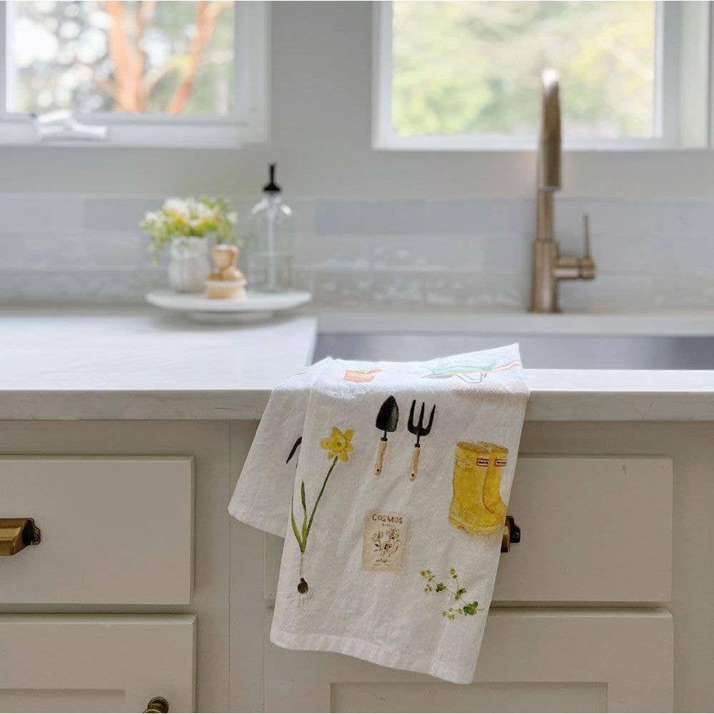 Gardening Tea Towel