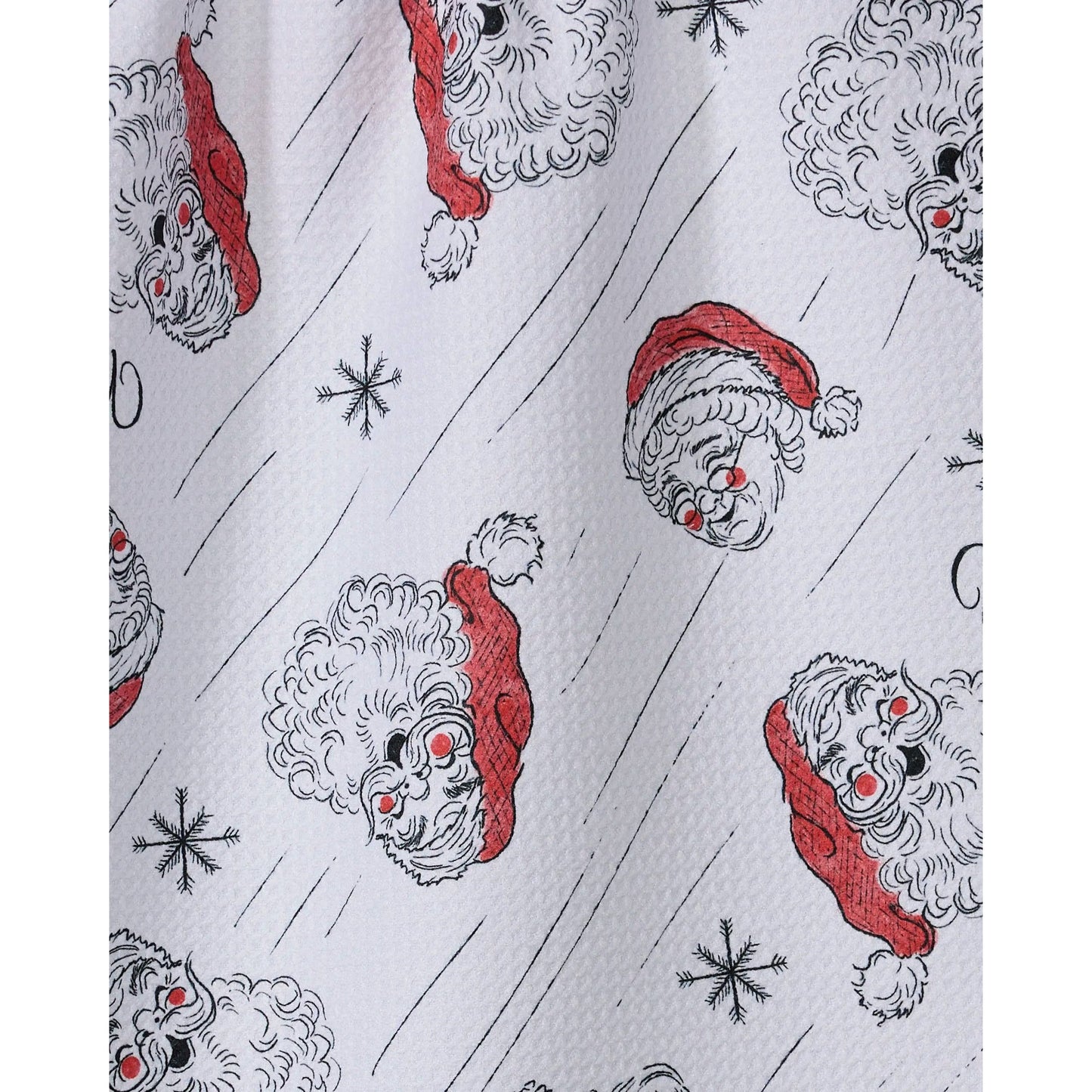 Claus Family Christmas Tea Towel