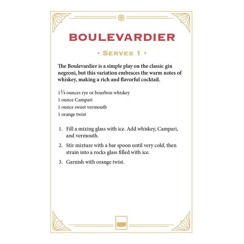 Whiskey Cocktail Cards A–Z by Adams Media