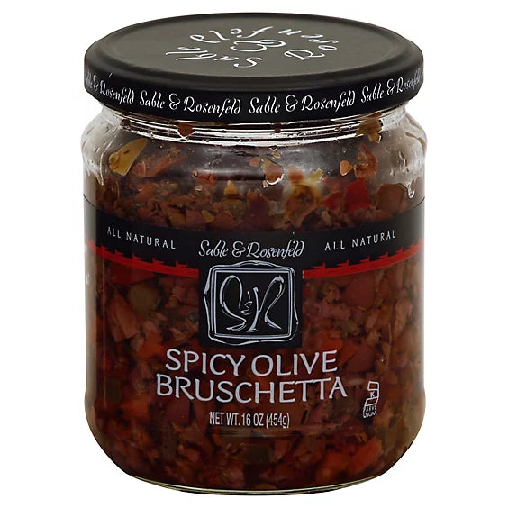 Spicy Olive Bruschetta