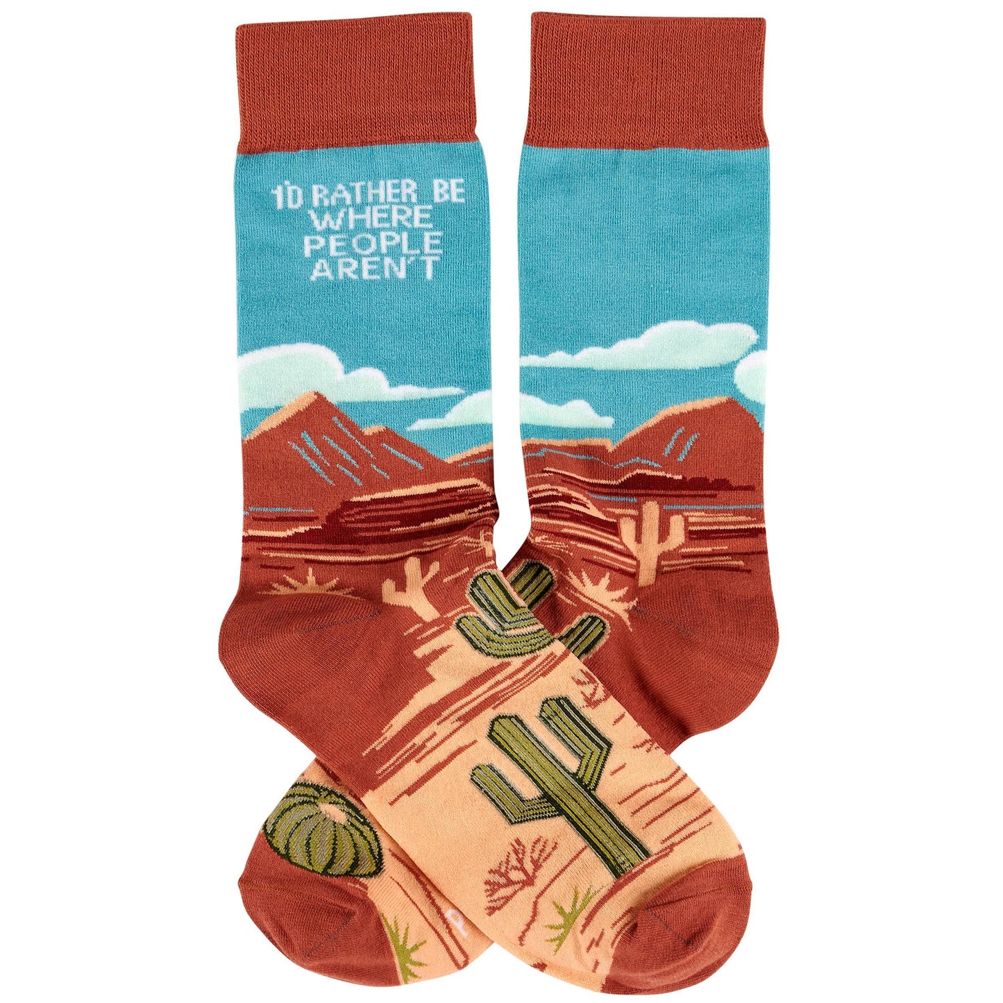 Rather Be Where People Aren't Socks