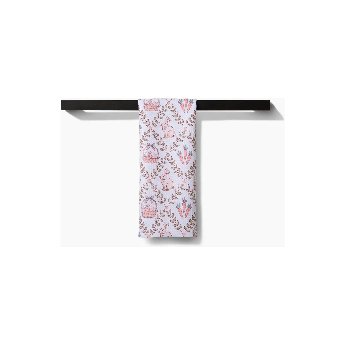 Hopscotch Harvest White Tea Towel