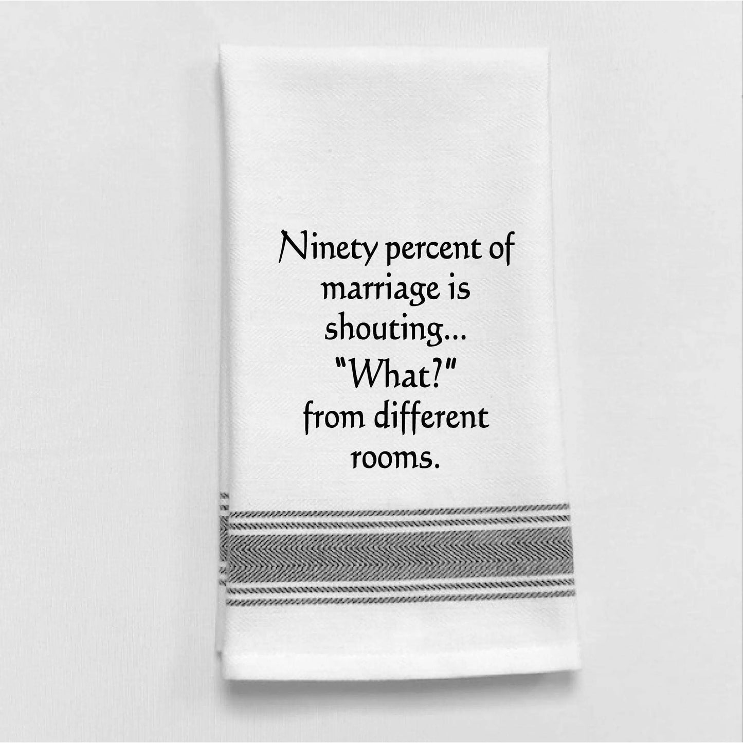 BB-N-38 Ninety percent of marriage is... Wild Hare Designs