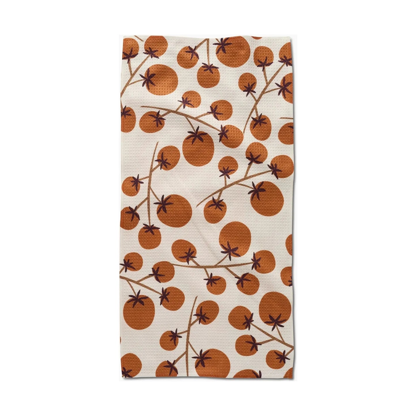 Tomato Harvest Geometry Bar Towel