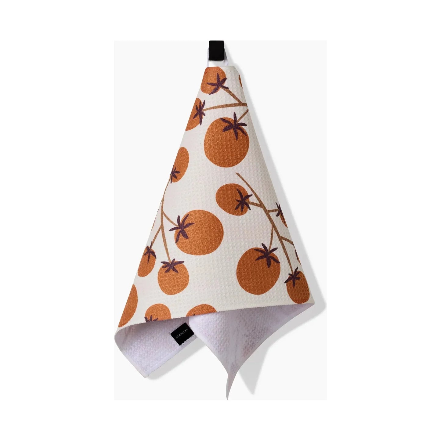 Tomato Harvest Geometry Bar Towel