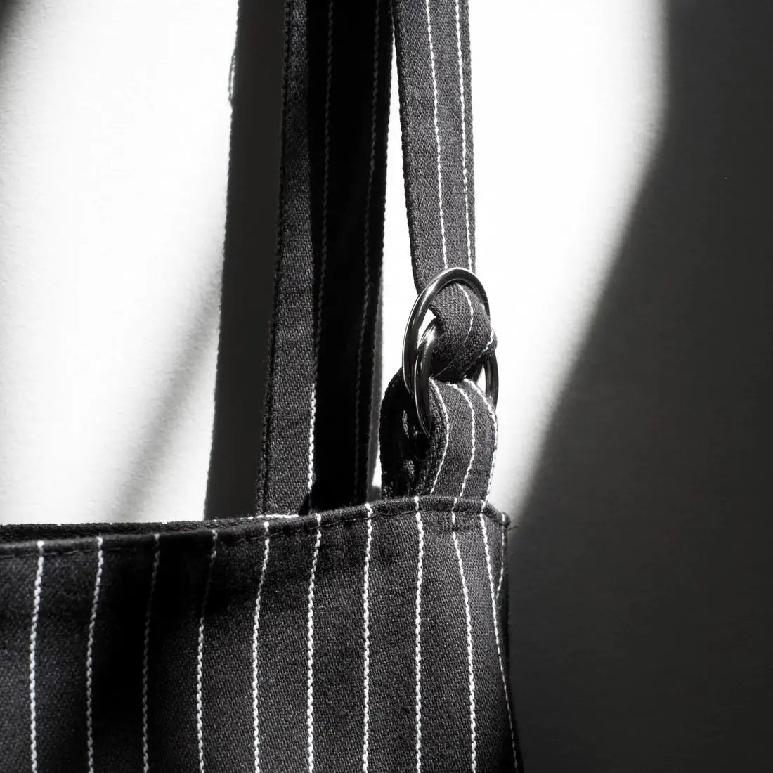 Black Pinstripe Oversized Mighty Apron NOW DESIGNS