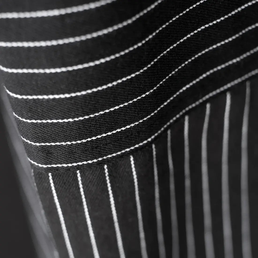 Black Pinstripe Oversized Mighty Apron NOW DESIGNS