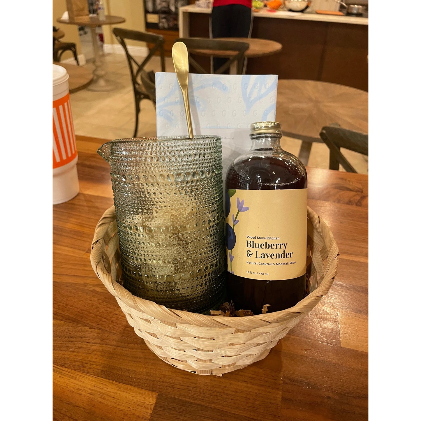Blueberry Lavender Cocktail Basket Browns Kitchen