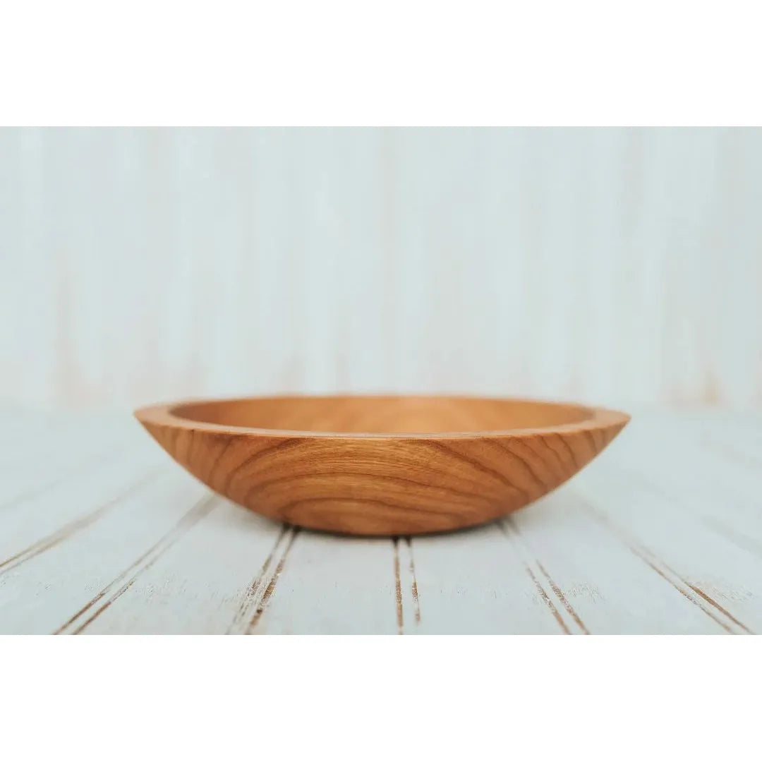 9-inch Cherry Bowl with Bee’s Oil Finish