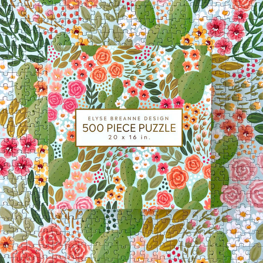 Cactus Blooms Puzzle Elyse Breanne Design