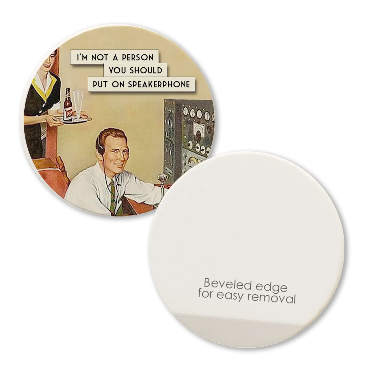 Car Coaster Not a Person You Put on Speakerphone Tipsy Coasters & Gifts
