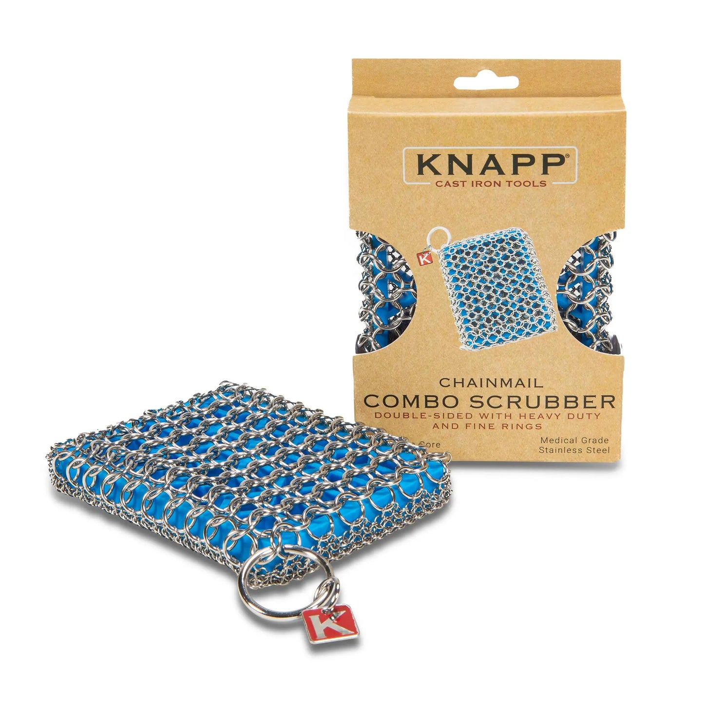 Chainmail Combo Scrubber with Silicone Core BBQ-AID