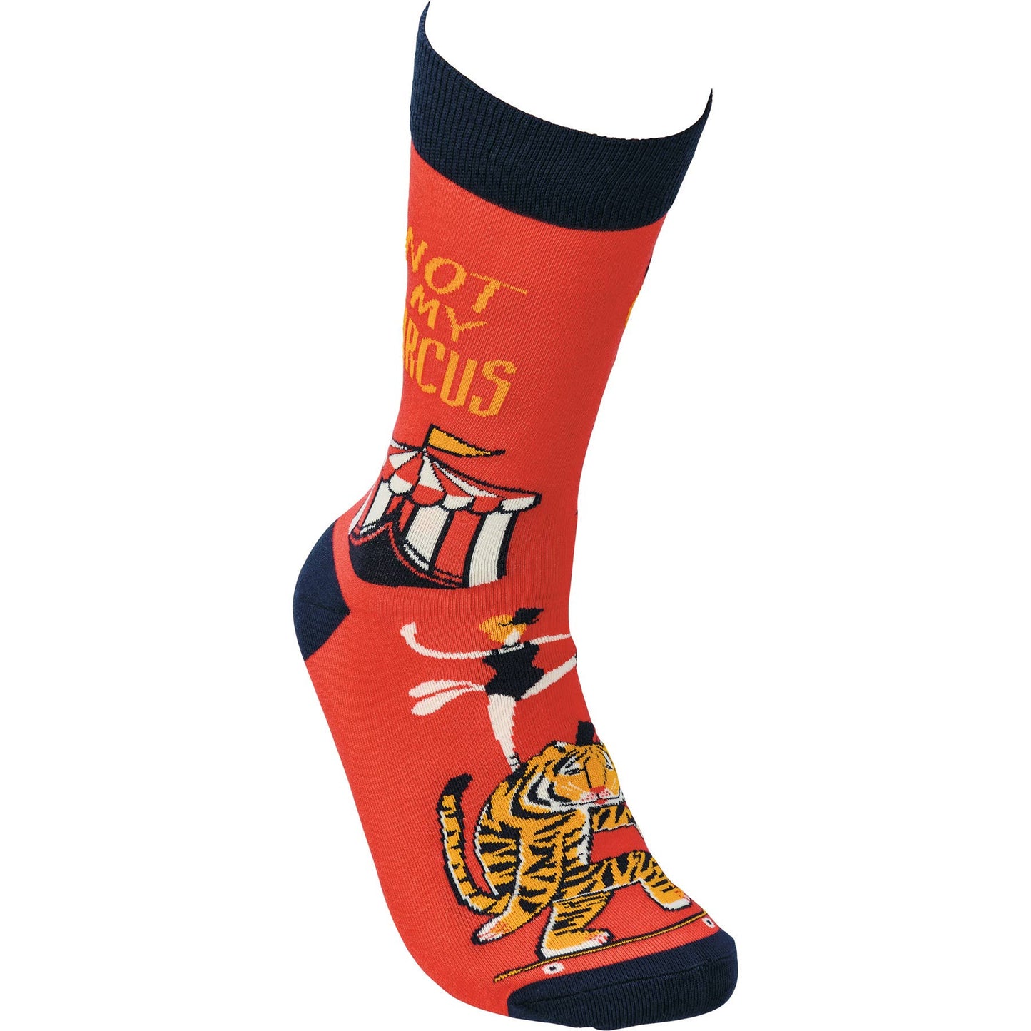 Circus And Monkeys Socks Browns Kitchen