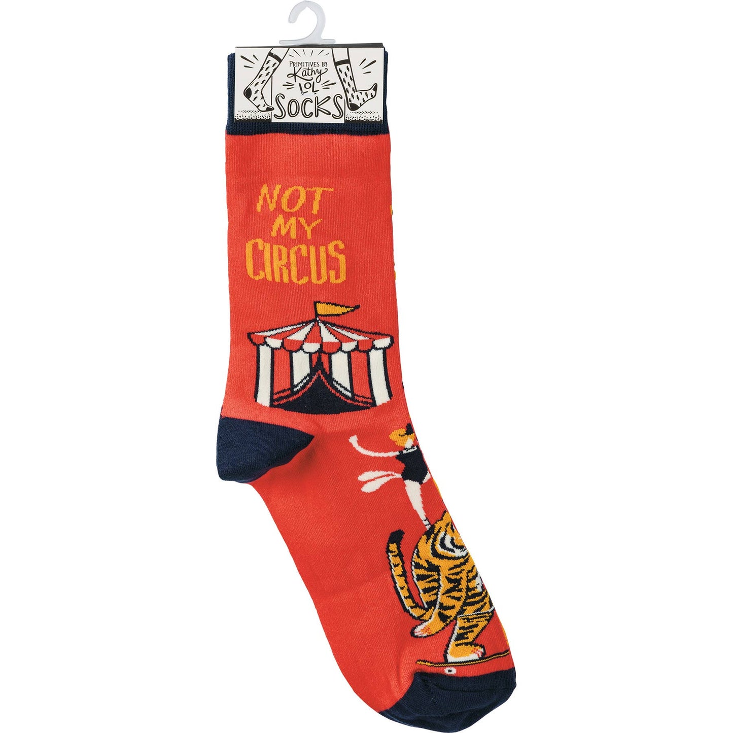 Circus And Monkeys Socks Browns Kitchen