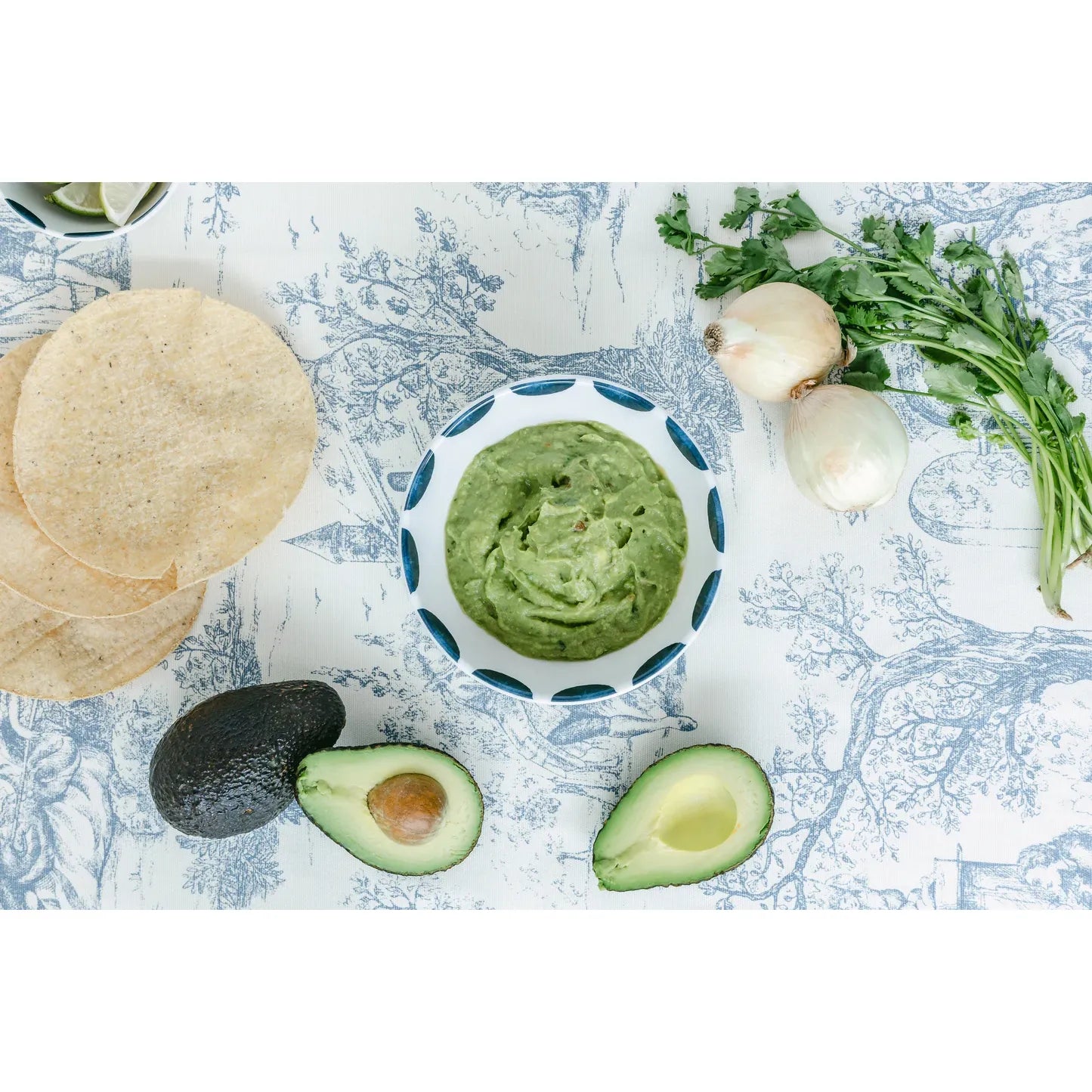 Taco Party Bowl in Coastal Stripe