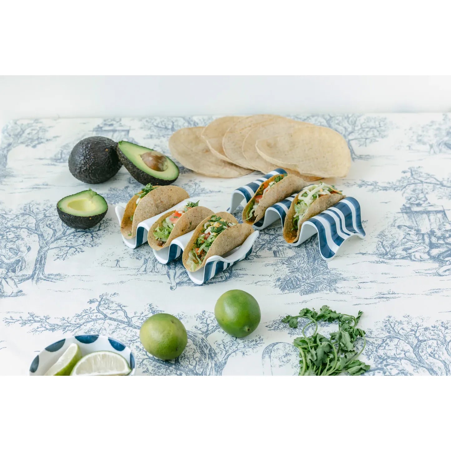 Taco Carousel in Coastal Stripe