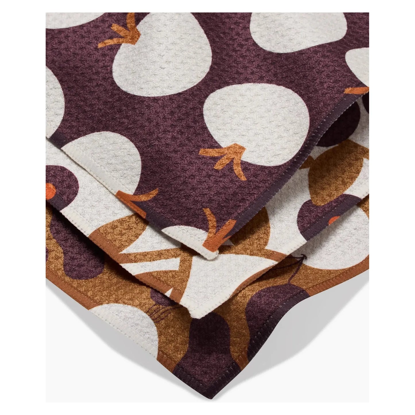 Bold Fall Geometry Dish Cloth Set of 3