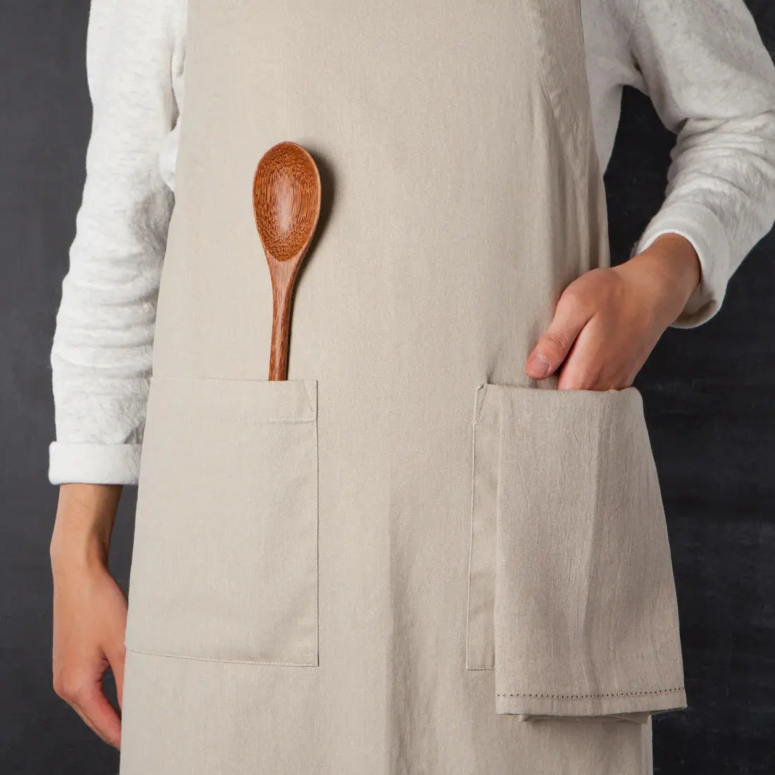Dove Gray Stonewash Apron Aprons Browns Kitchen