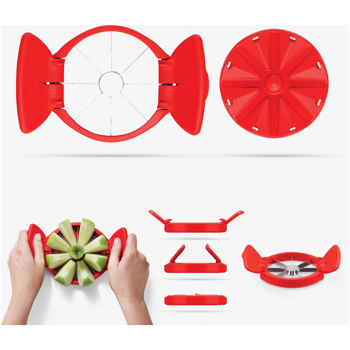 Flapple Apple Slicer Food Chopper Browns Kitchen