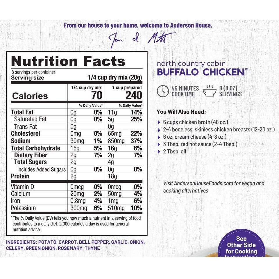 North Country Cabin Buffalo Chicken Soup Mix