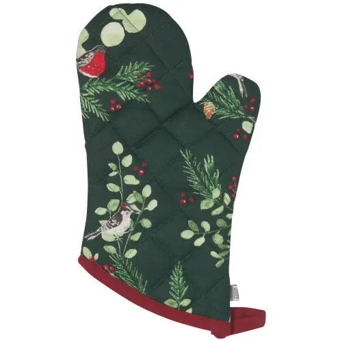 Forest Birds Classic Oven Mitt Browns Kitchen