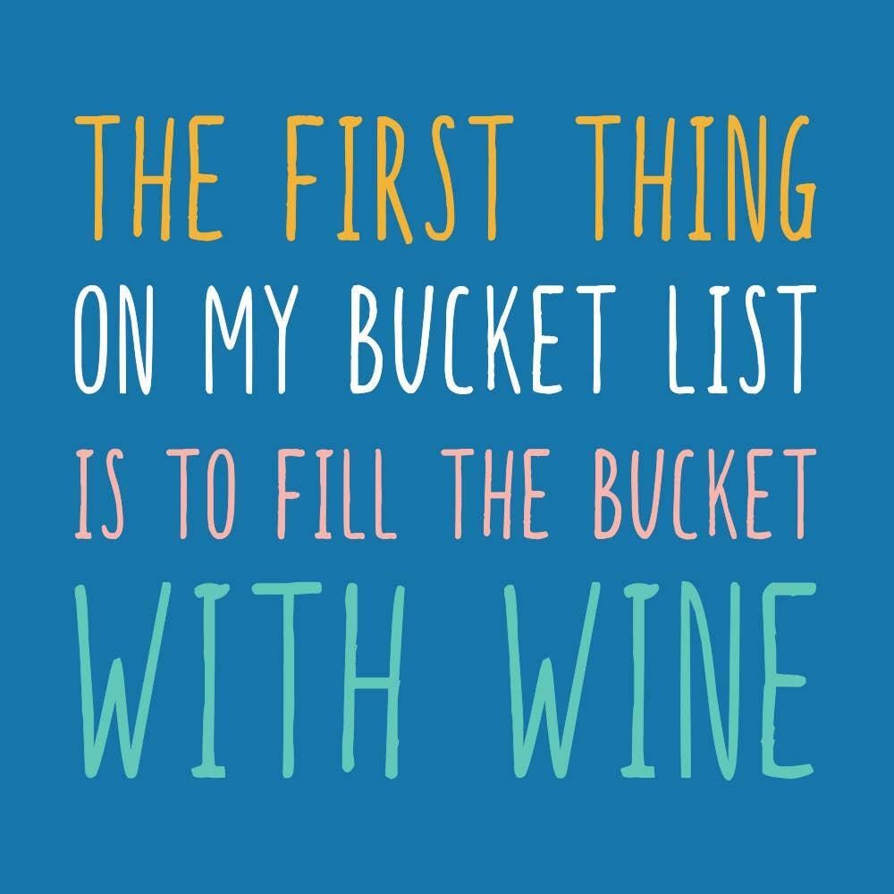 Funny Cocktail Napkins | My Bucket List - 20ct Browns Kitchen