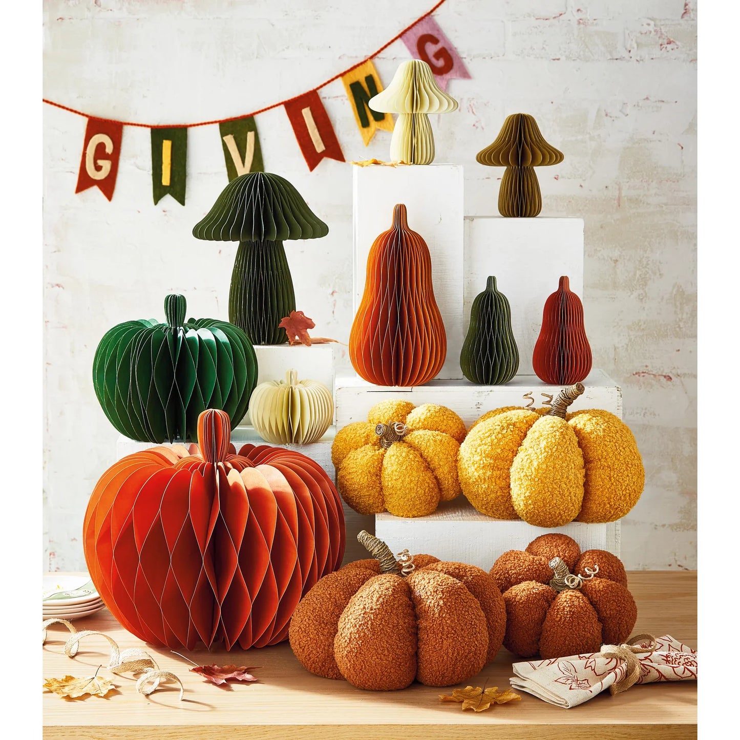 Squash Paper Decor Large