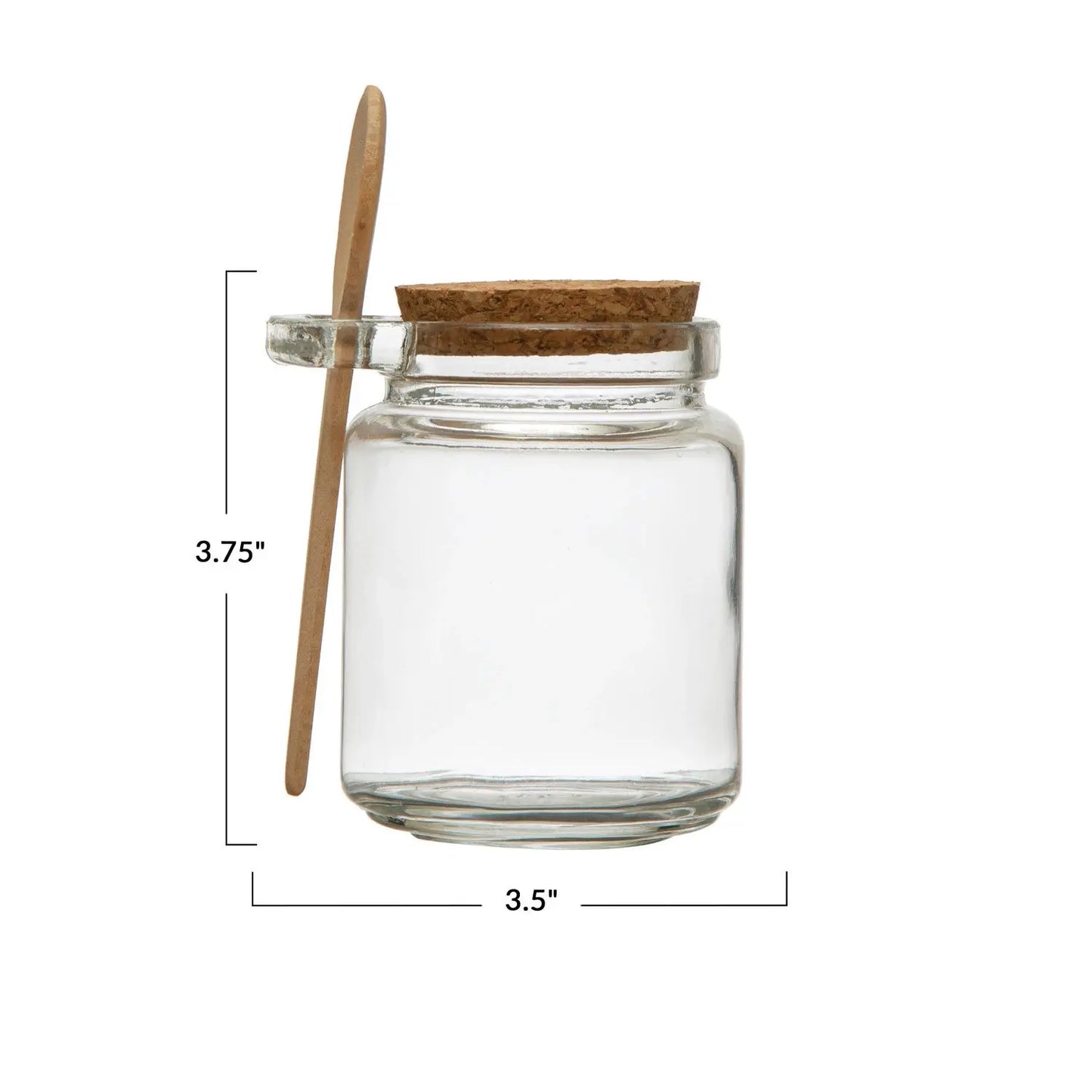 Bloomingville Salt Glass with Spoon Bloomingville