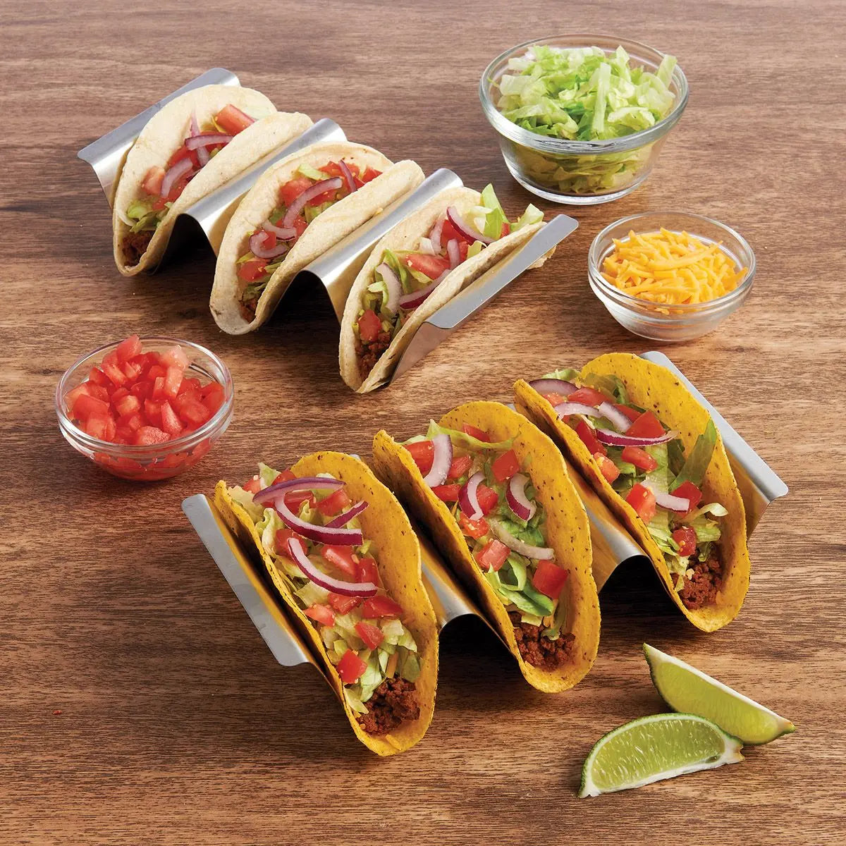 TACO HOLDER STANDS SET OF 2 HIC