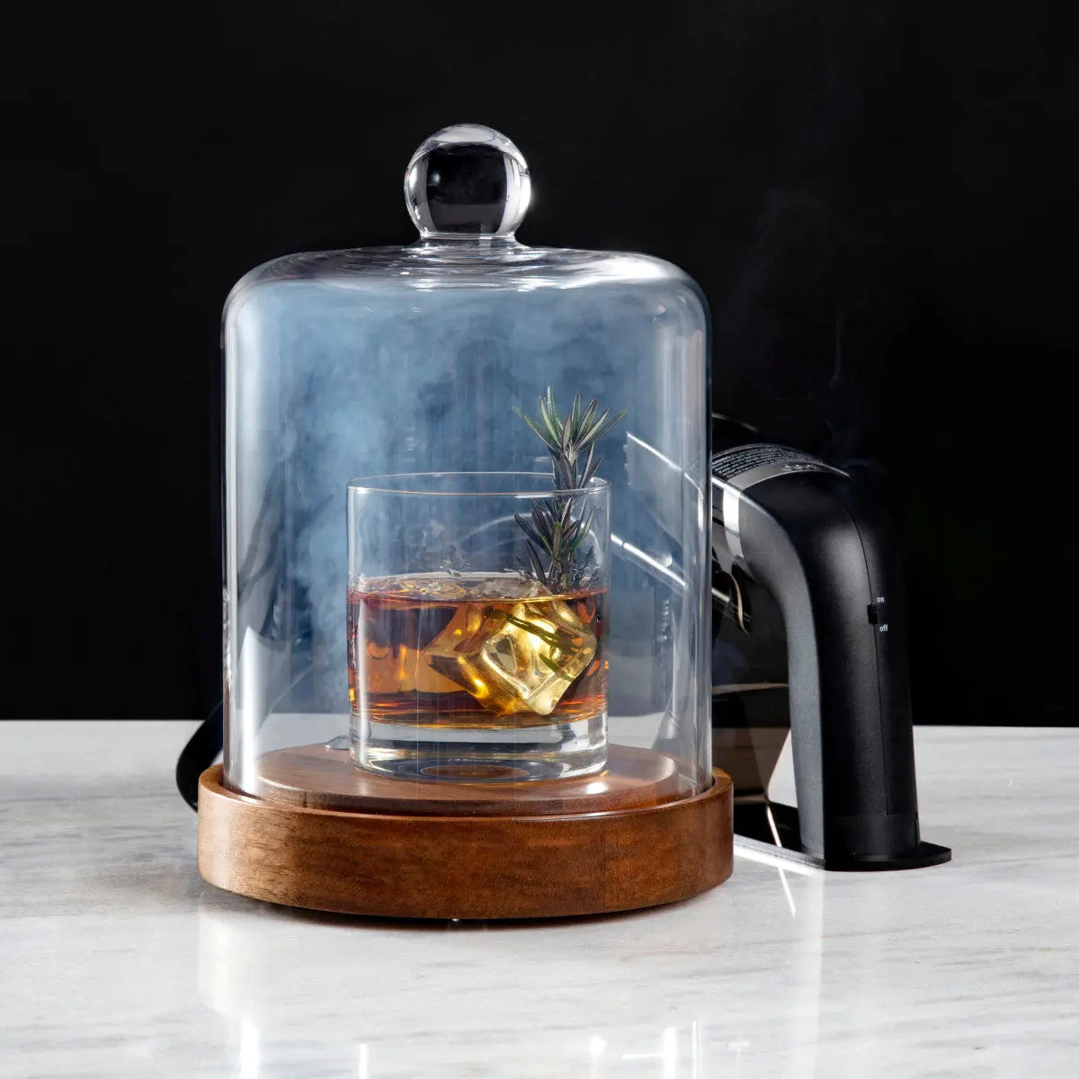 Individual Smoking Cloche with Handheld Smoker FORTESSA