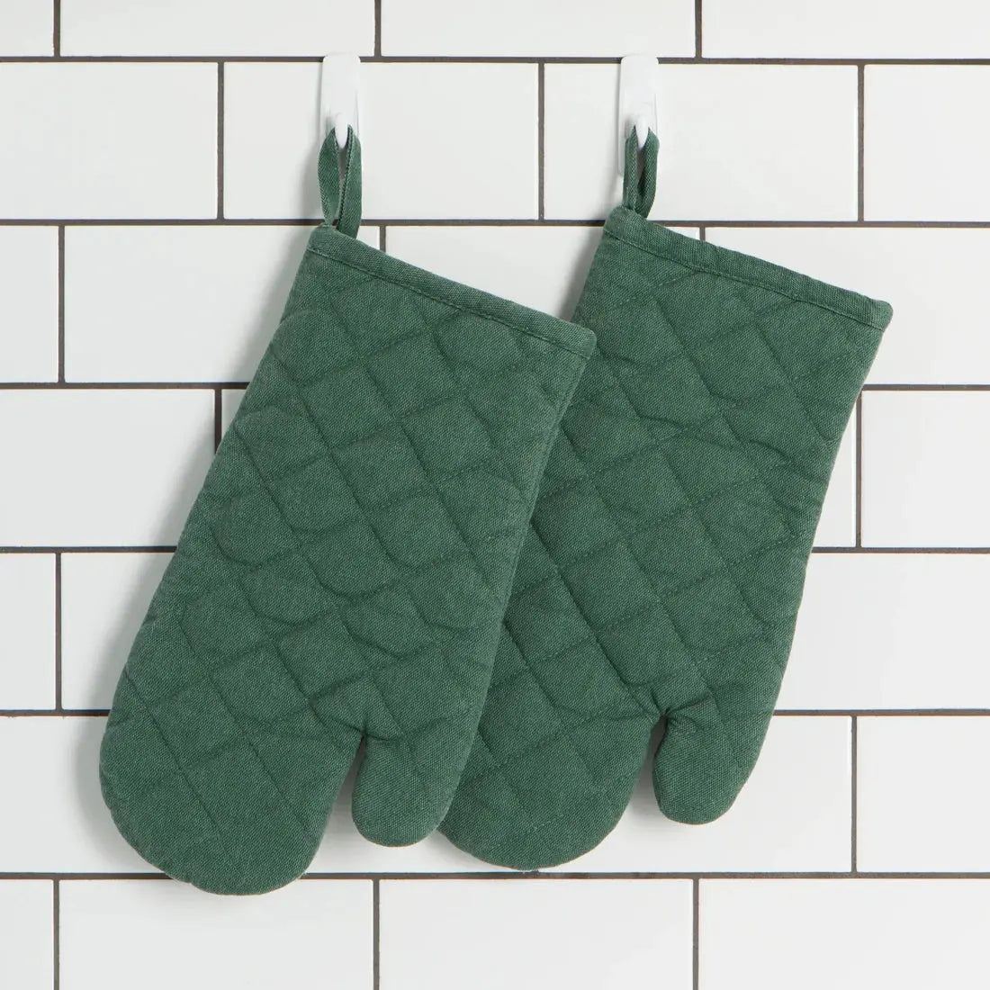 Jade Green Stonewash Oven Mitt NOW DESIGNS