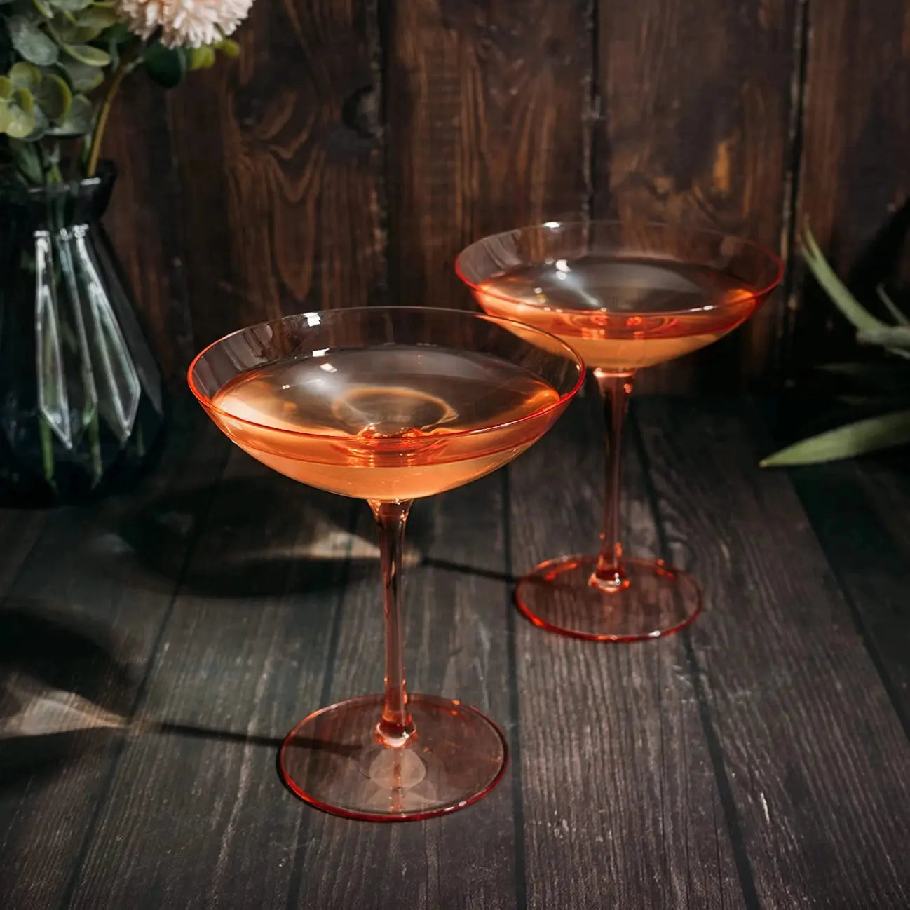 Fluorescent Pink Champagne Coupe 12oz Drinkware Browns Kitchen