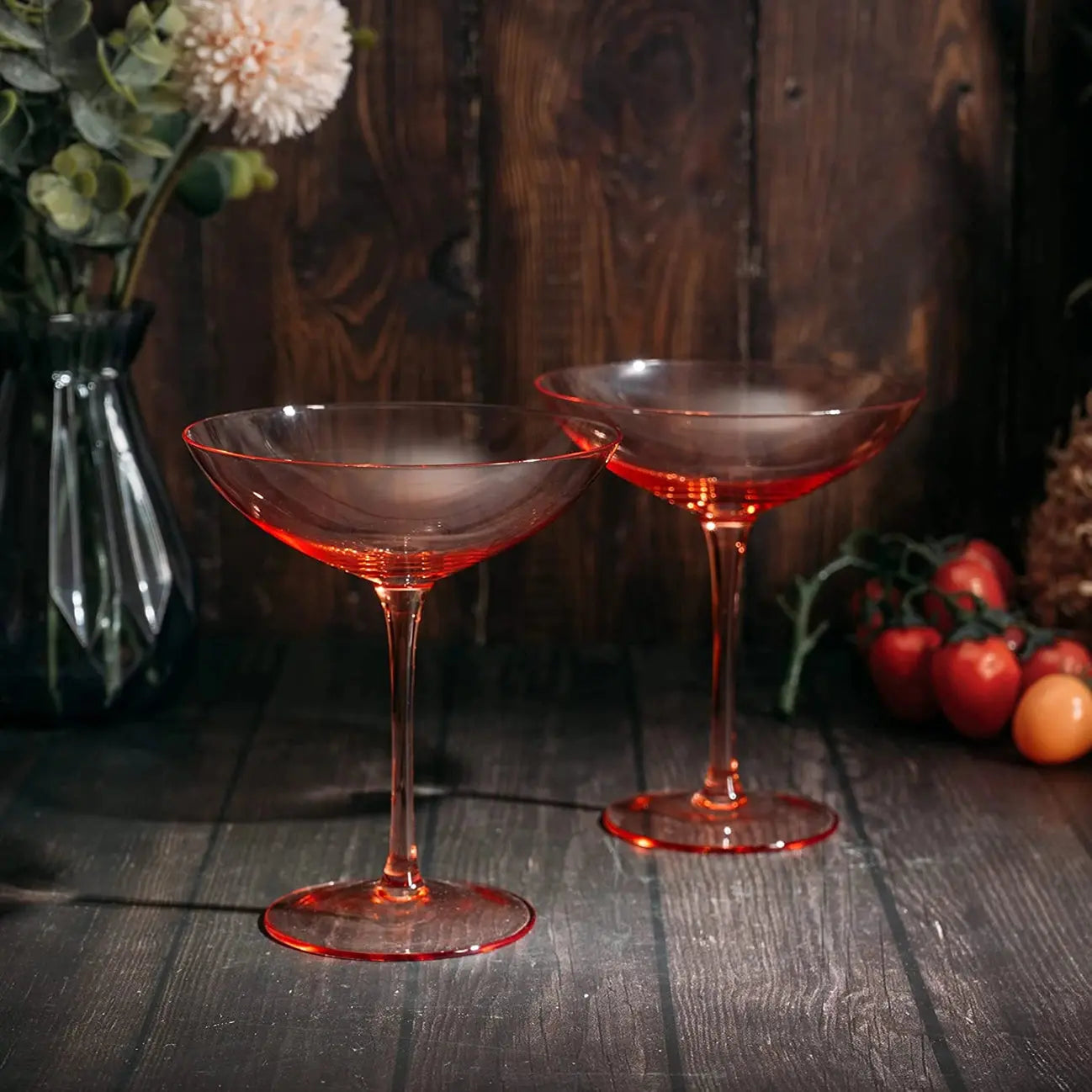 Fluorescent Pink Champagne Coupe 12oz Drinkware Browns Kitchen