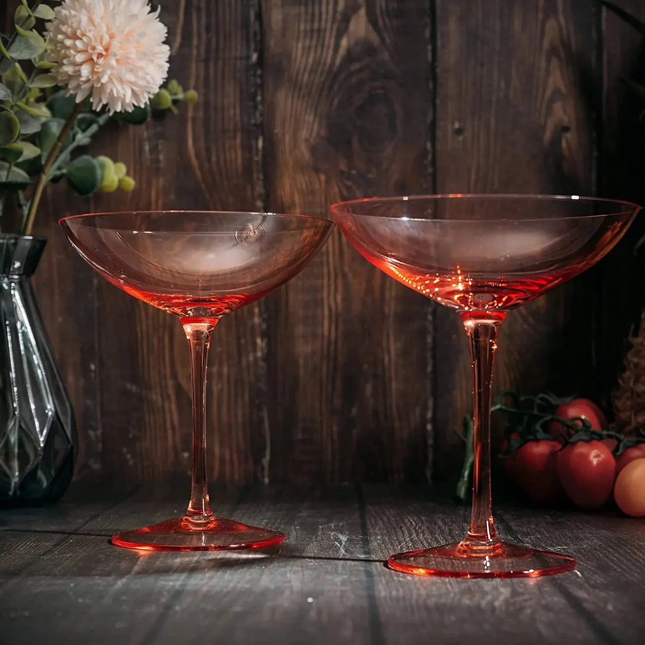 Fluorescent Pink Champagne Coupe 12oz Drinkware Browns Kitchen