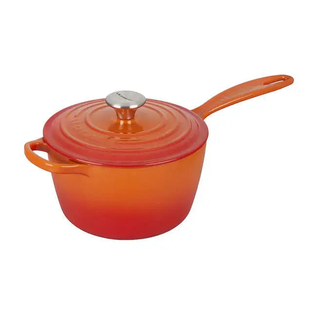 Le Creuset 2 1/4 Signature Saucepan - Flame LE CREUSET