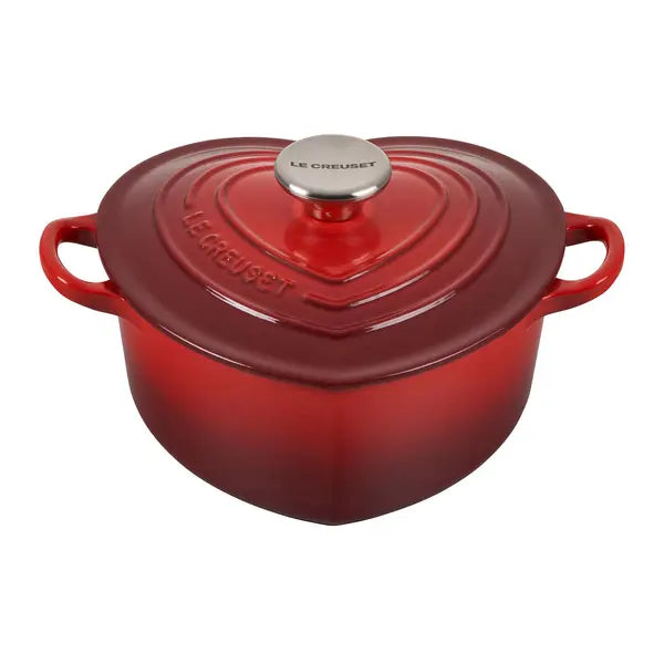 Le Creuset 2 Qt Heart Cocotte - Cerise LE CREUSET