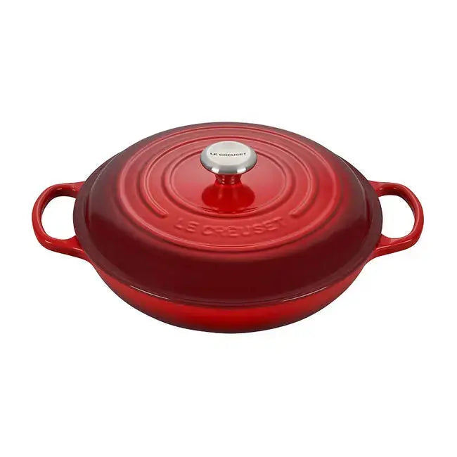 Le Creuset 3 1/2 Qt Signature Braiser - Cerise LE CREUSET