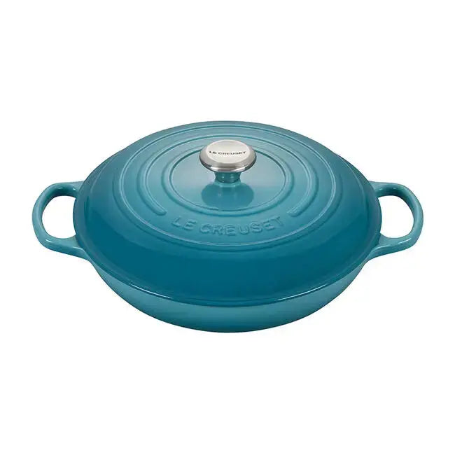 Le Creuset 3 1/2 Qt Signature Braiser - Caribbean LE CREUSET