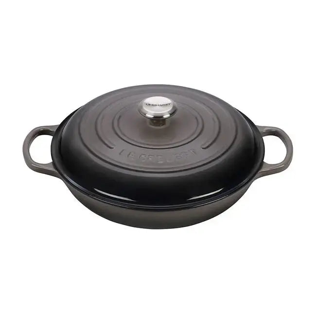 Le Creuset 3 1/2 Qt Signature Braiser - Oyster LE CREUSET