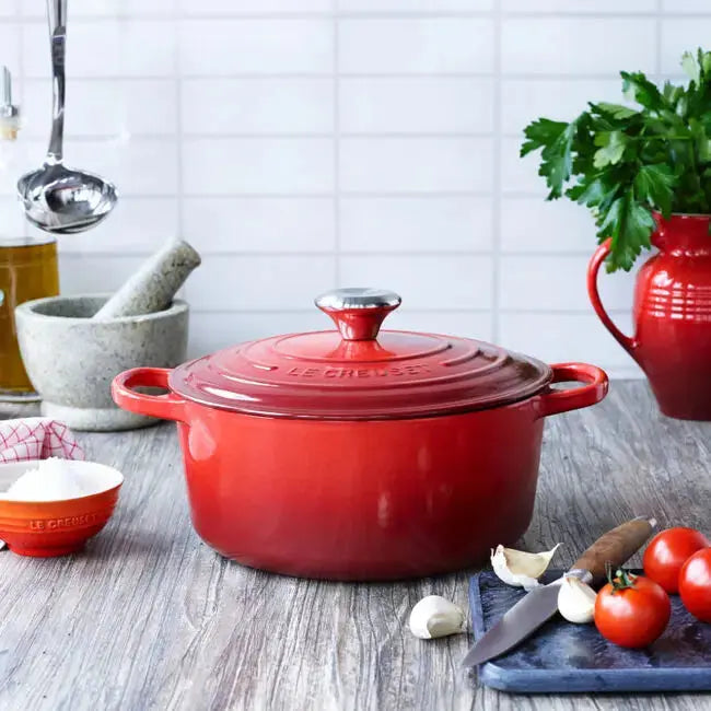 Le Creuset 5 1/2 Qt. Round Dutch Oven - Cerise LE CREUSET