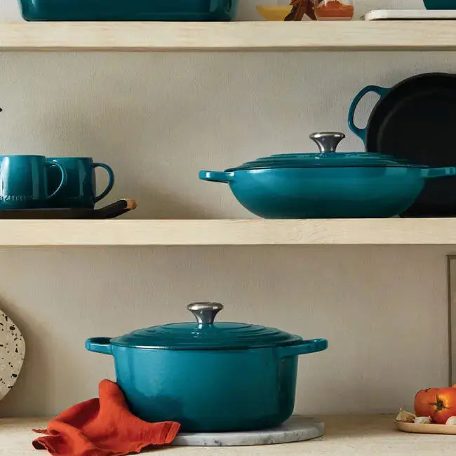 Le Creuset 5 1/2 Qt. Round Dutch Oven - Deep Teal LE CREUSET