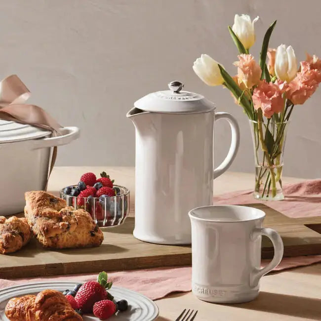Le Creuset French Press - White LE CREUSET