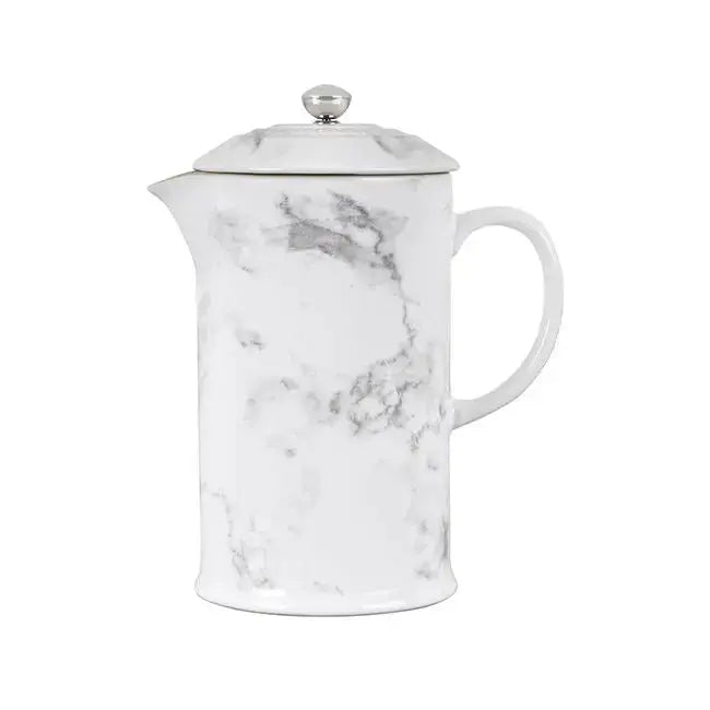 Le Creuset French Press - Marble Applique French Press Browns Kitchen