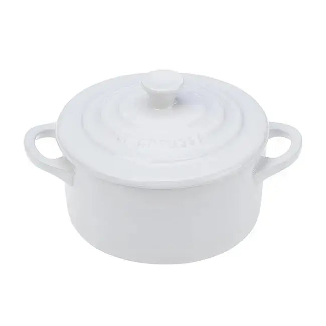 Le Creuset Mini Round Cocotte - White LE CREUSET