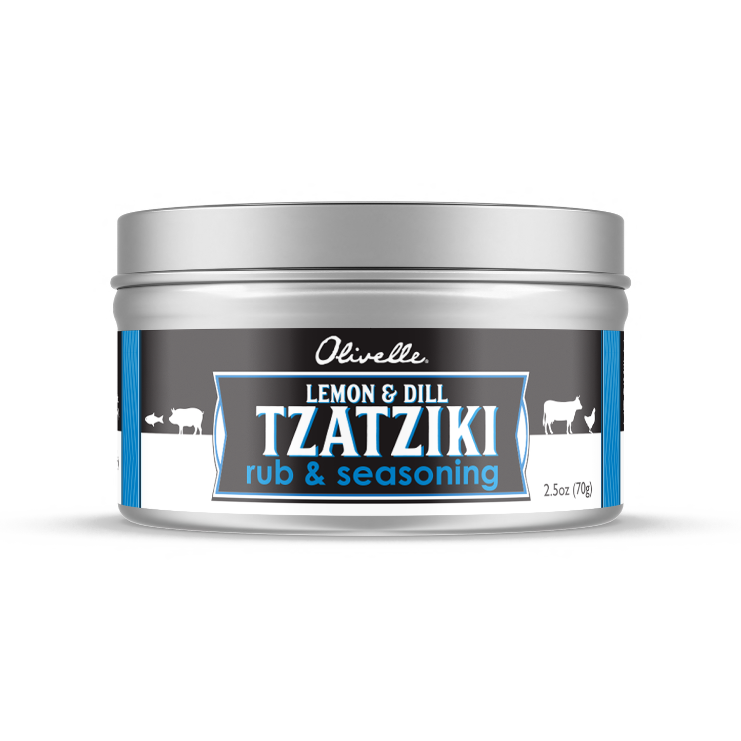 Lemon and Dill Taziki Rub - 75g (2.6oz) Seasonings & Spices Browns Kitchen