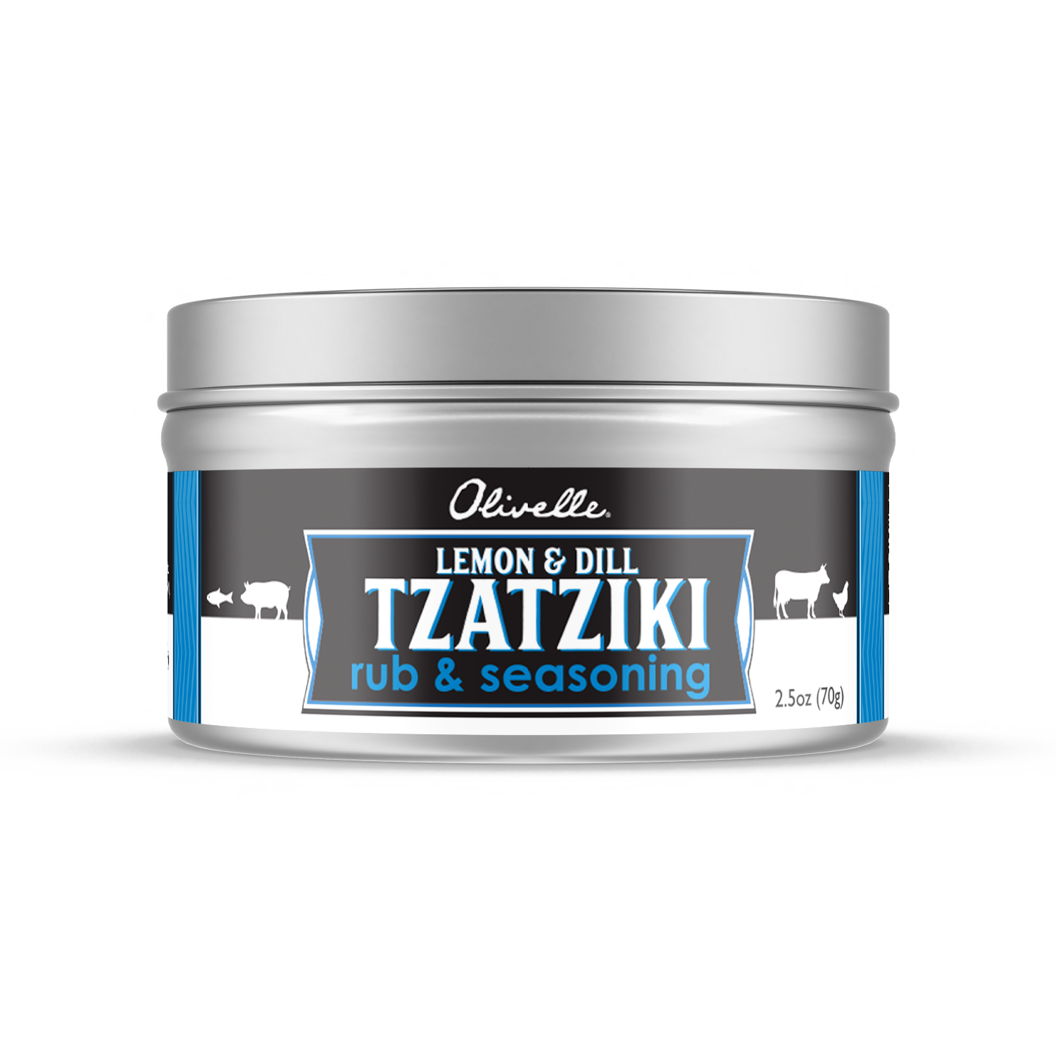 Lemon and Dill Taziki Rub - 75g (2.6oz) Seasonings & Spices Browns Kitchen
