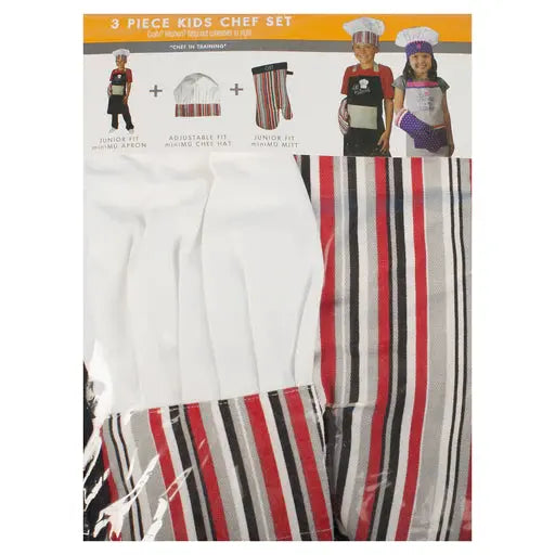 MUKitchen Chef In Training 3 Piece Kids Chef Set MUKitchen