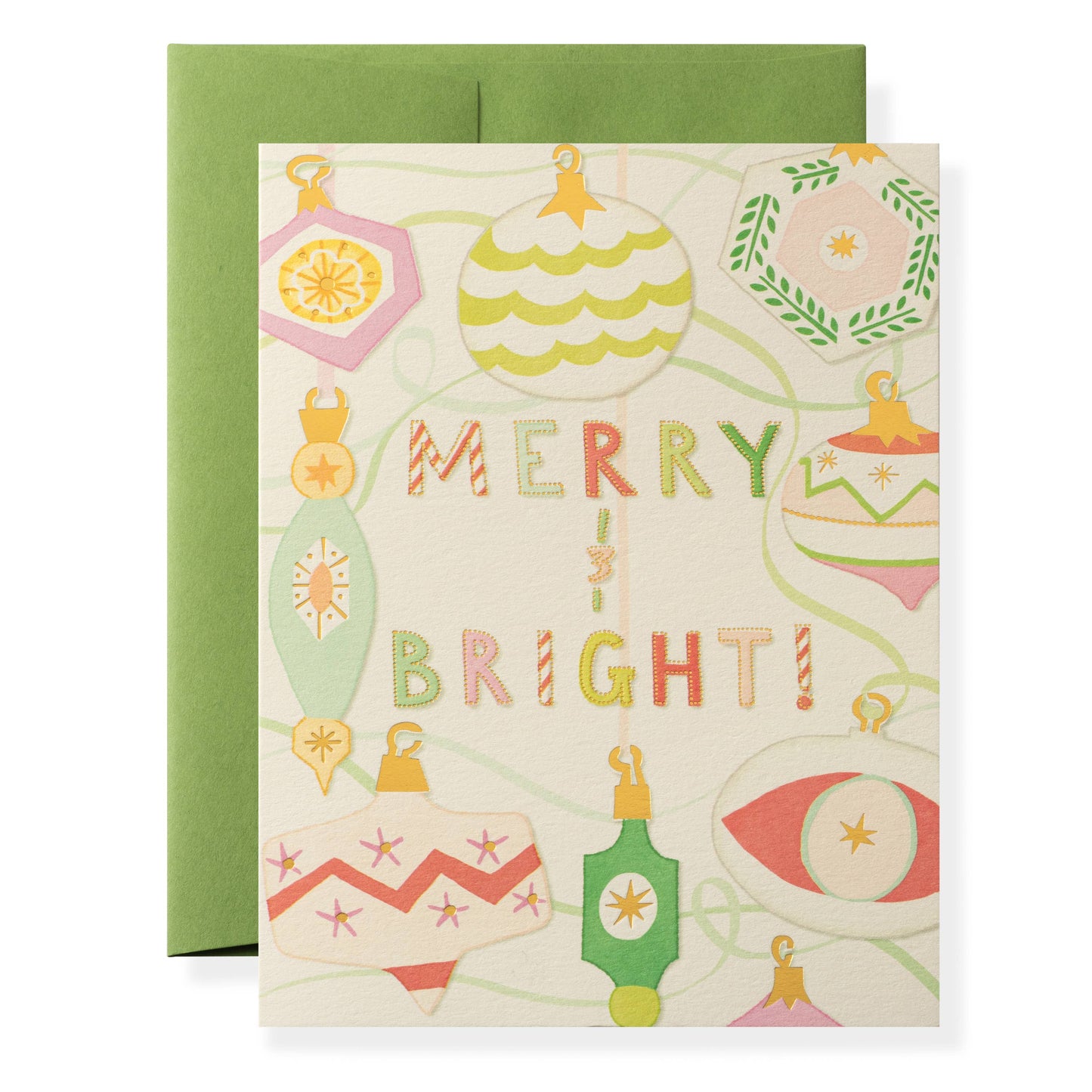 Merry & Bright Greeting Card: Individual Browns Kitchen
